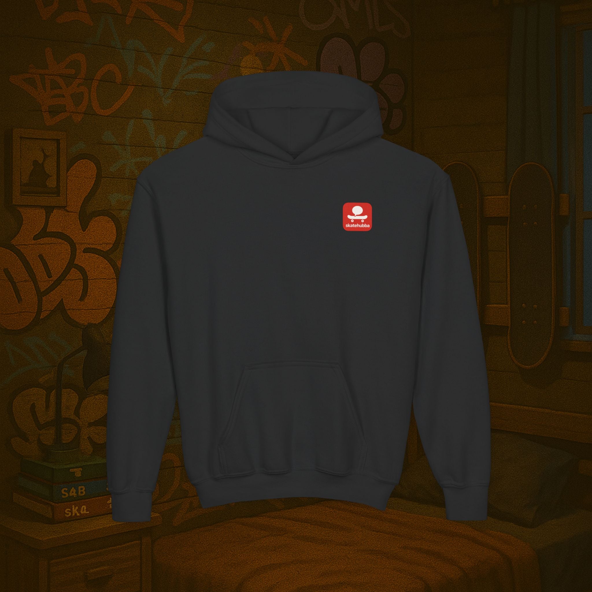 SkateHubba HubbaTube Youth Heavy Blend Hooded Sweatshirt