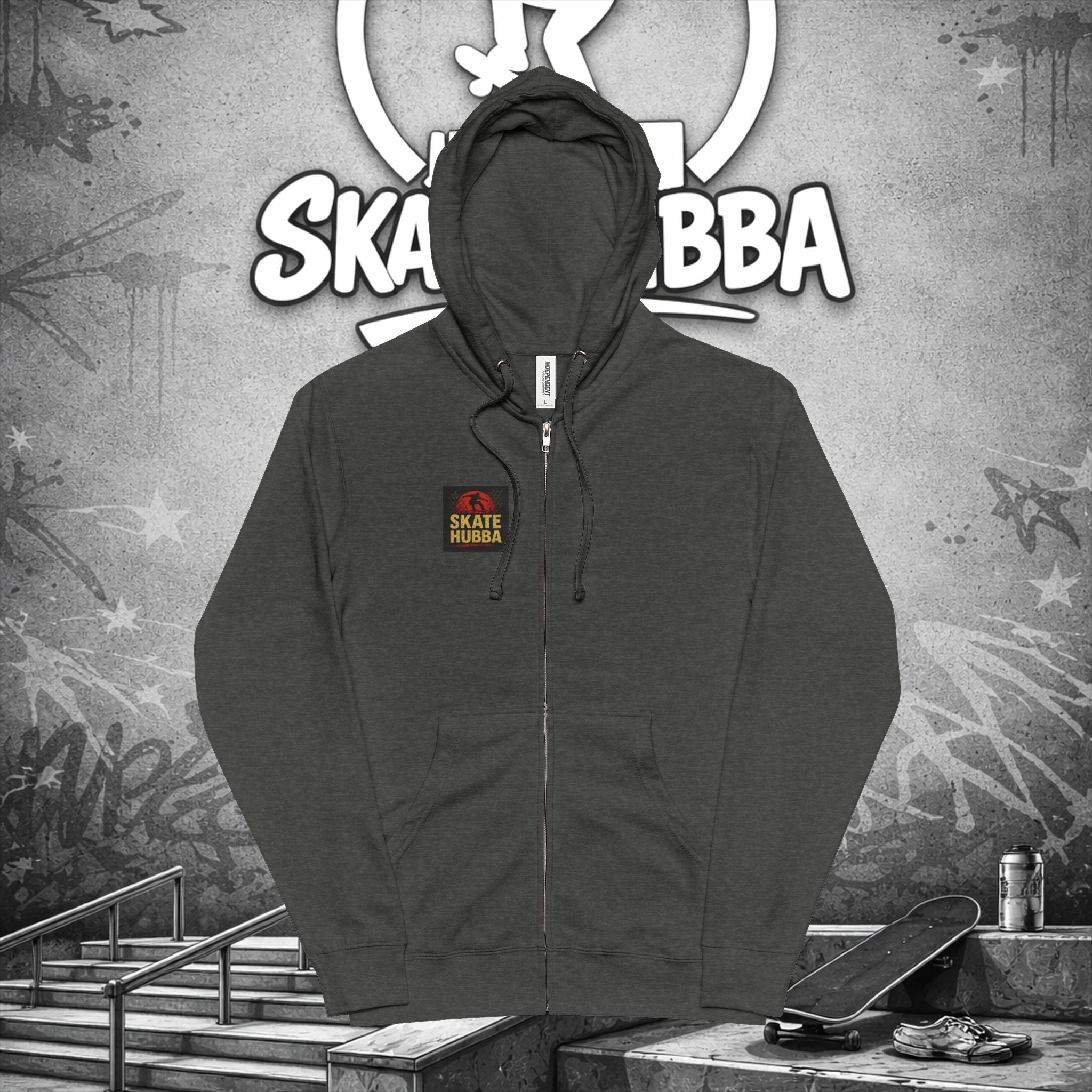 Unisex Fleece Zip Up Hoodie