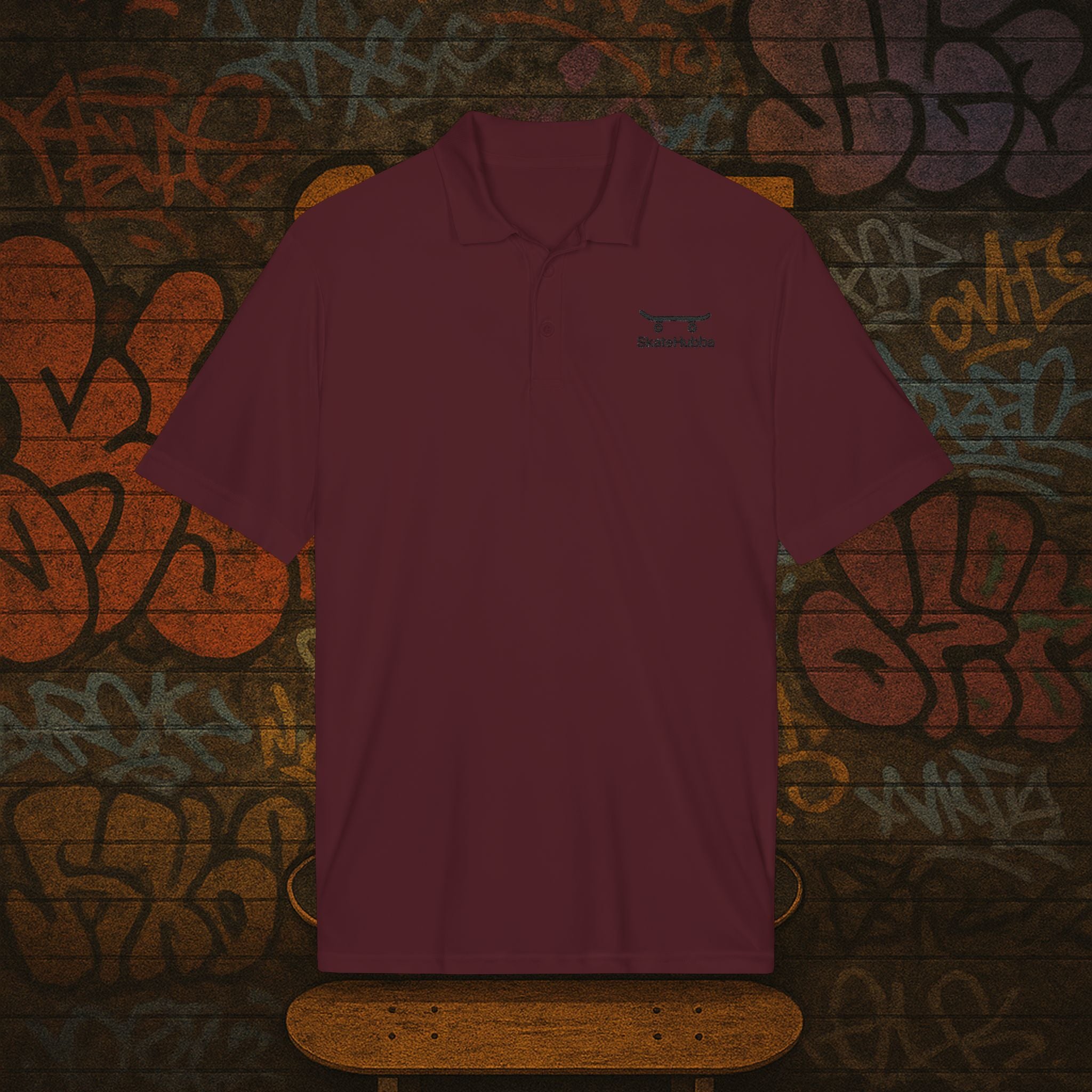 Skatehubba logo Sport-Tek® PosiCharge® Competitor™ Polo