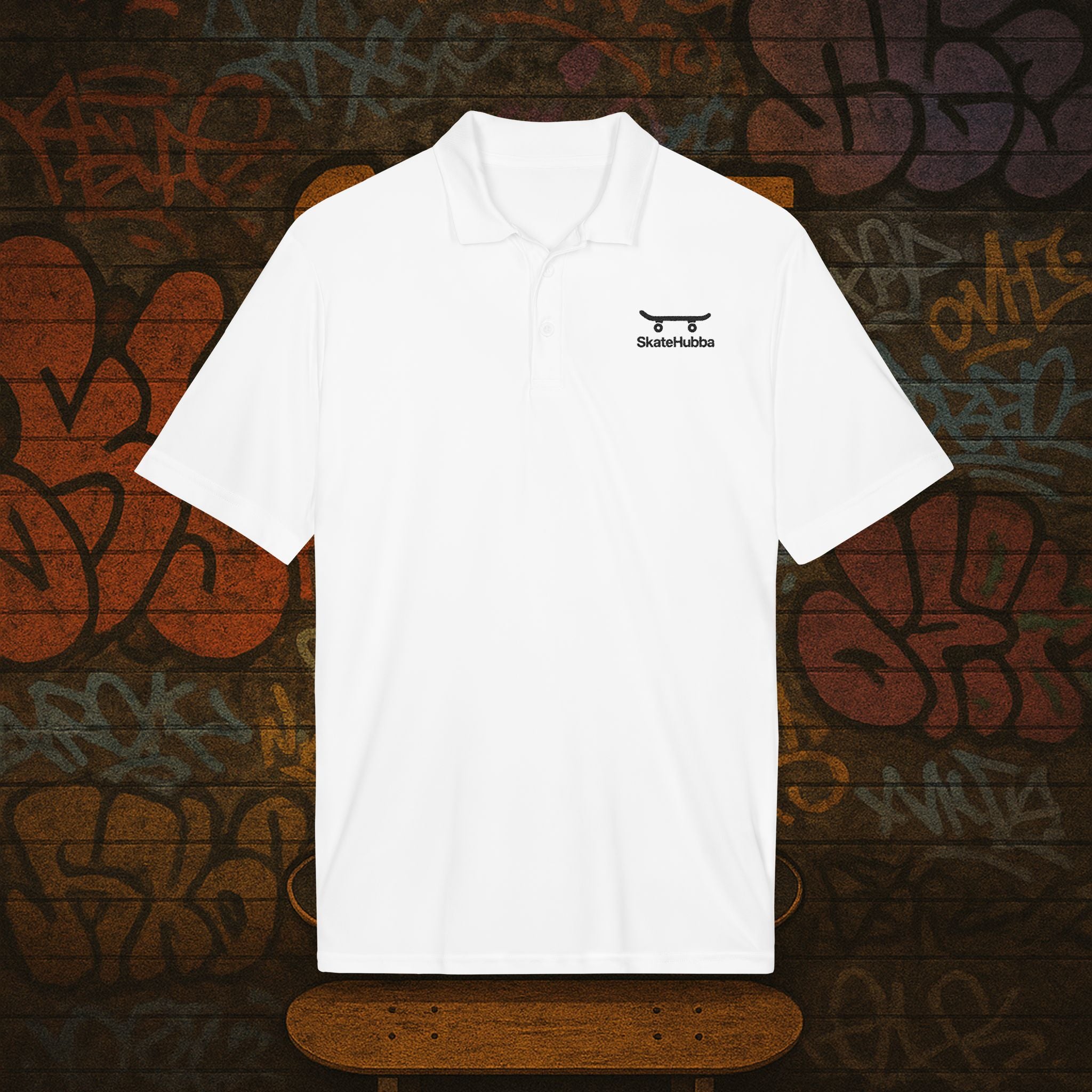 Skatehubba logo Sport-Tek® PosiCharge® Competitor™ Polo