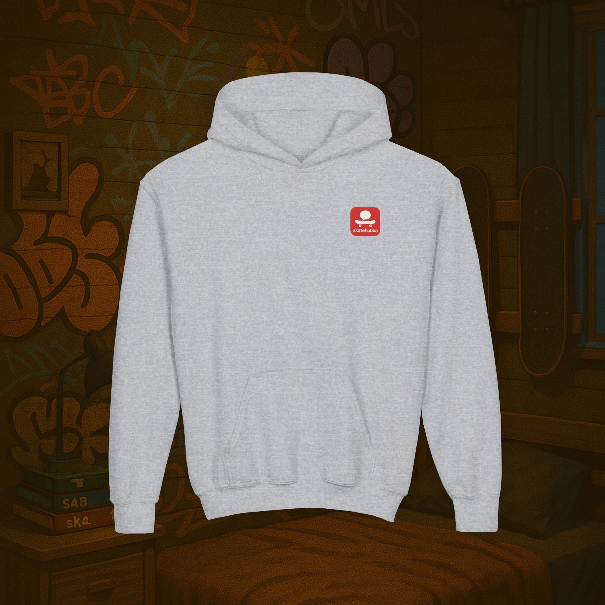 SkateHubba HubbaTube Youth Heavy Blend Hooded Sweatshirt