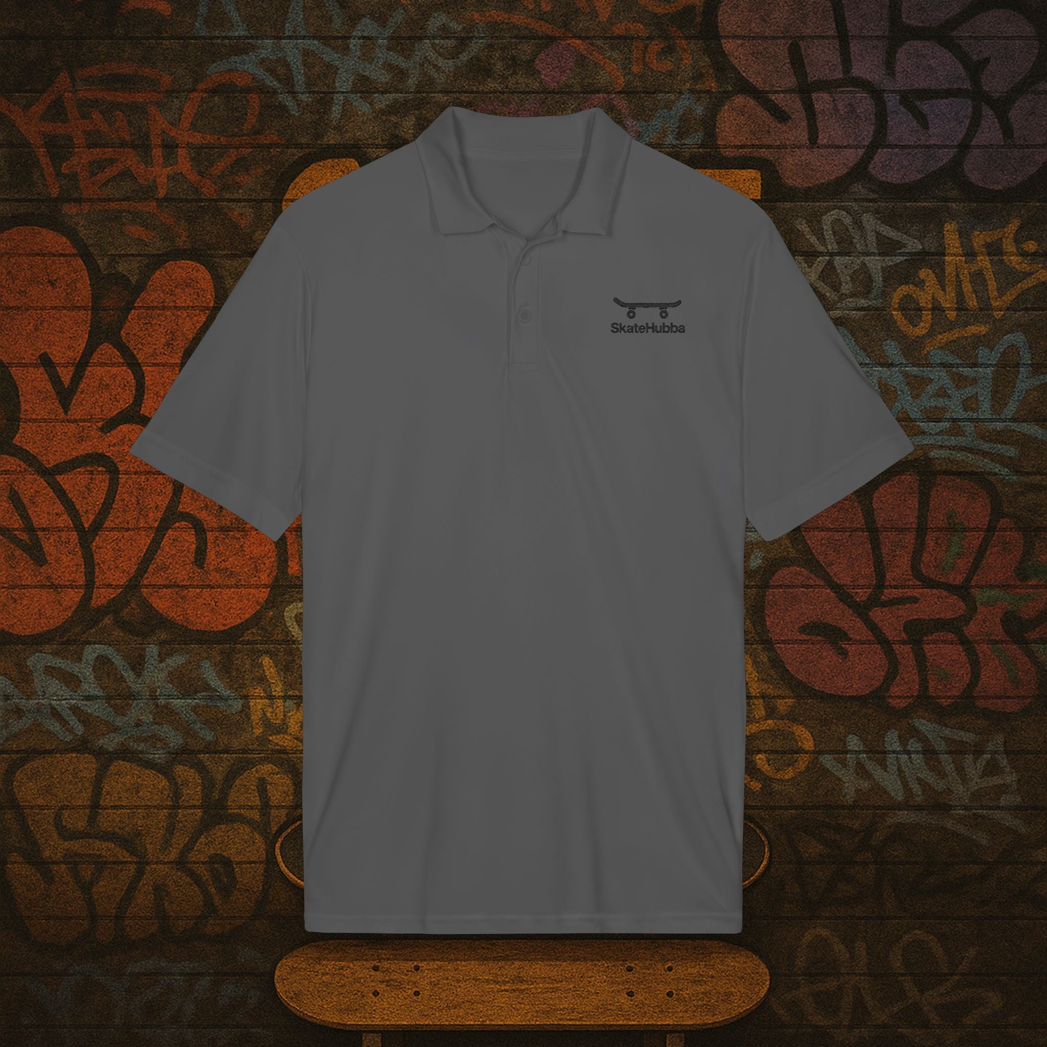 Skatehubba logo Sport-Tek® PosiCharge® Competitor™ Polo